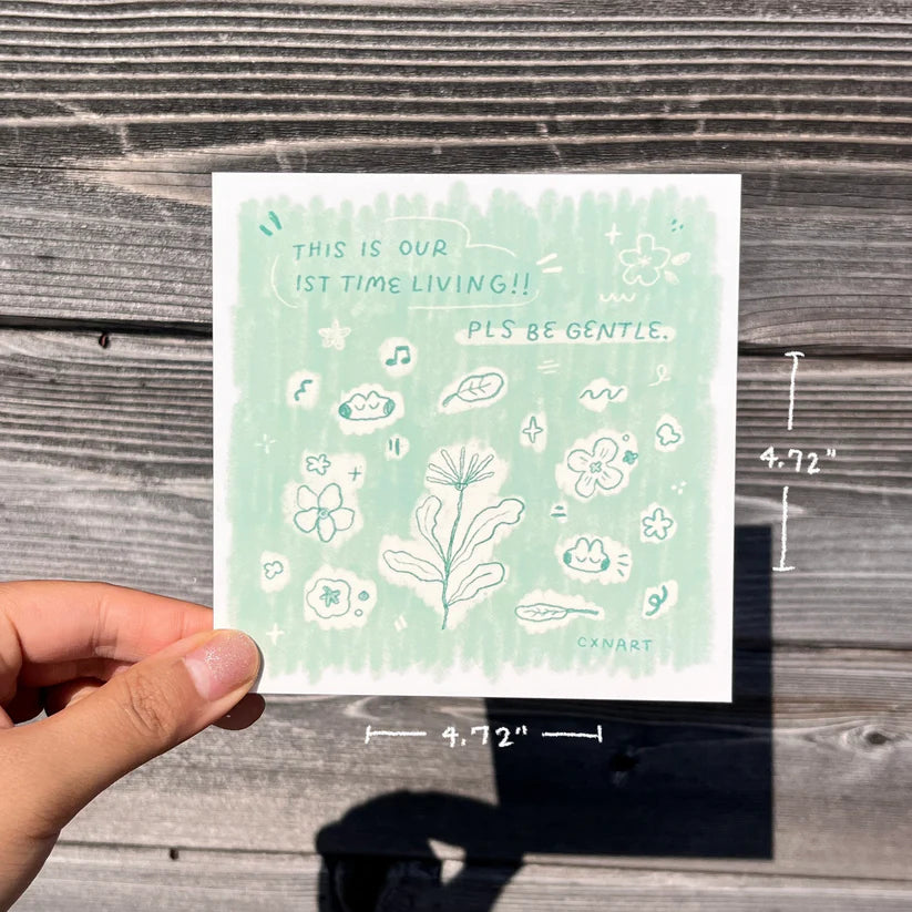 "Our First Time Living" Art Print & Postcard