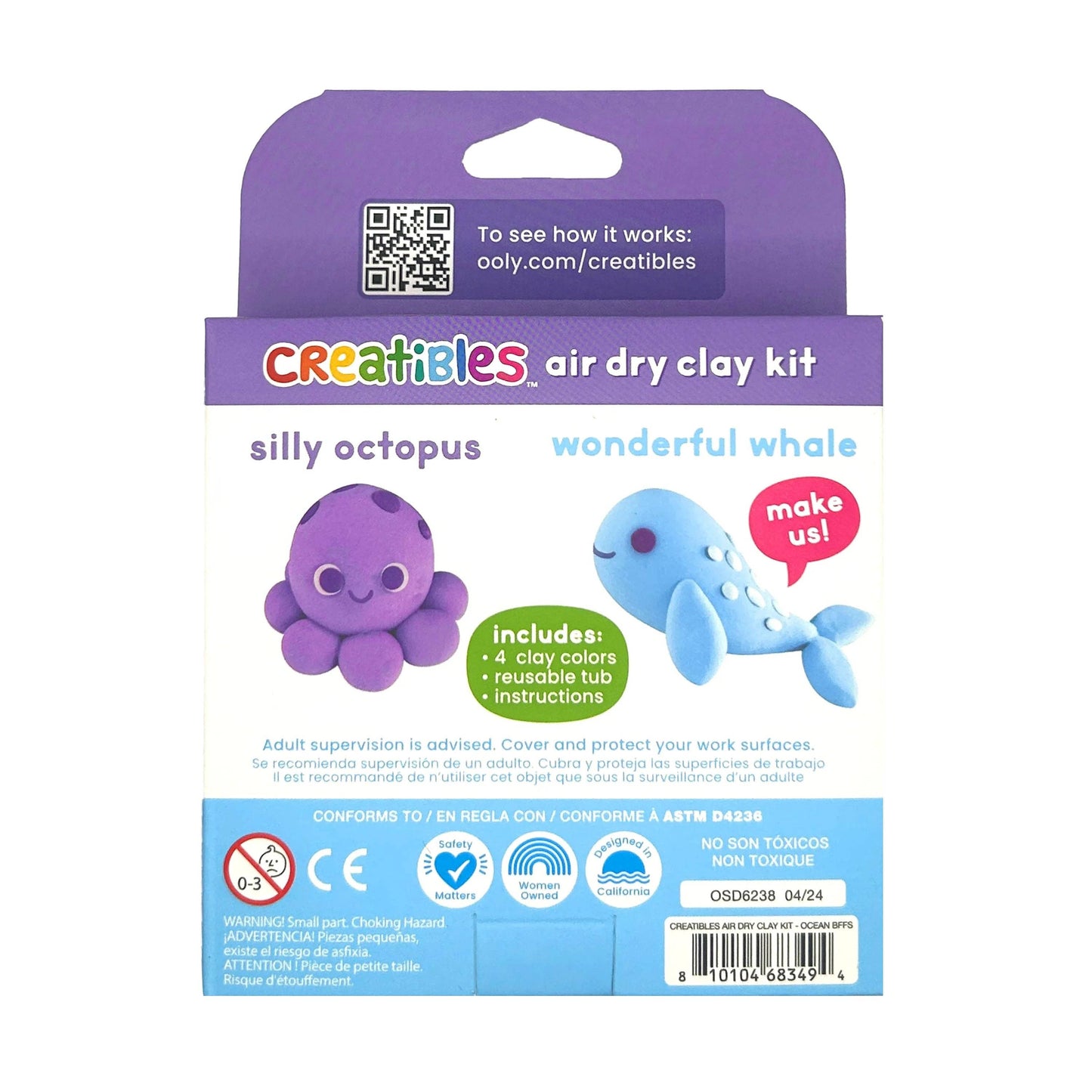 Creatibles Air Dry Clay Kit - Ocean BFFs