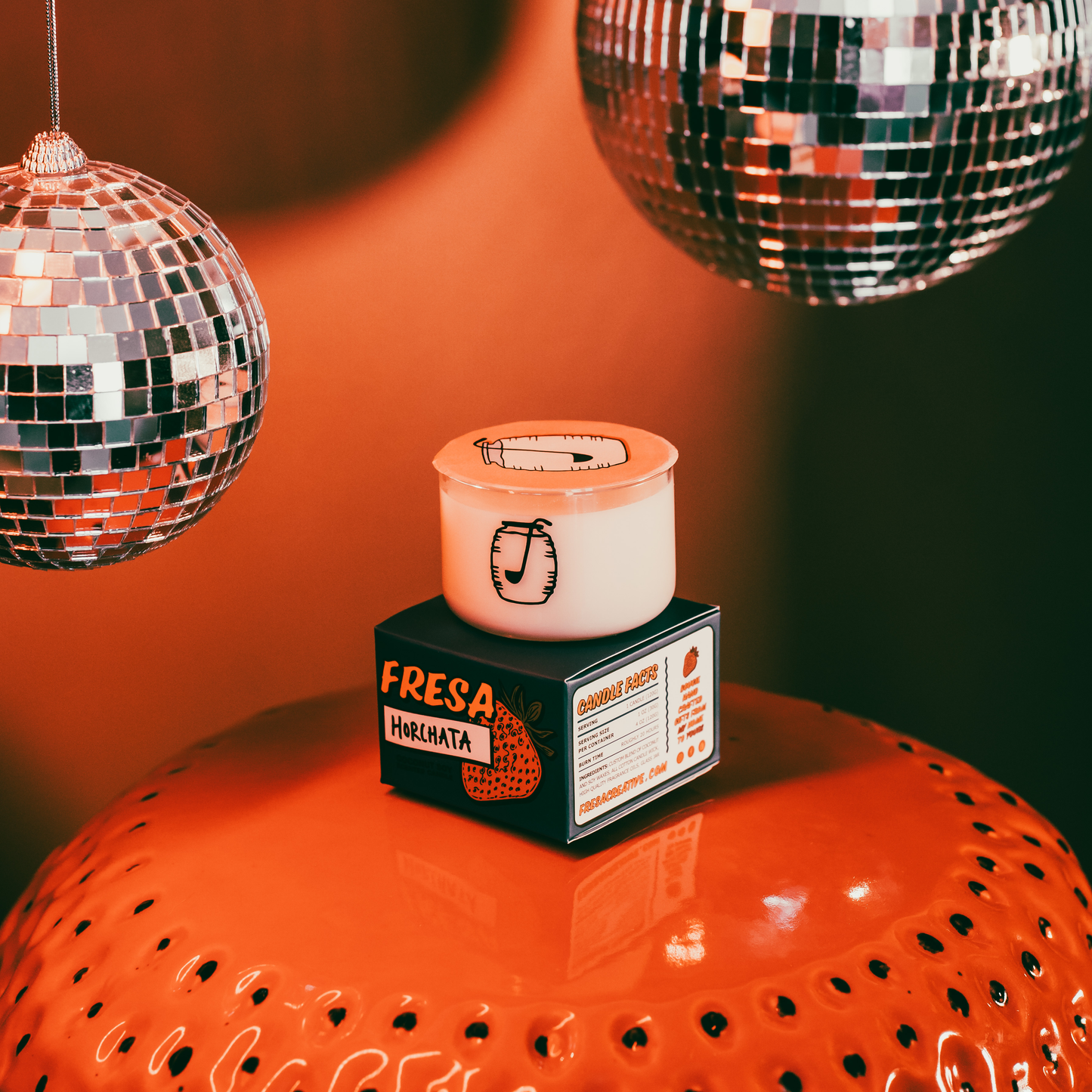 Horchata / Vanilla Mini Candle