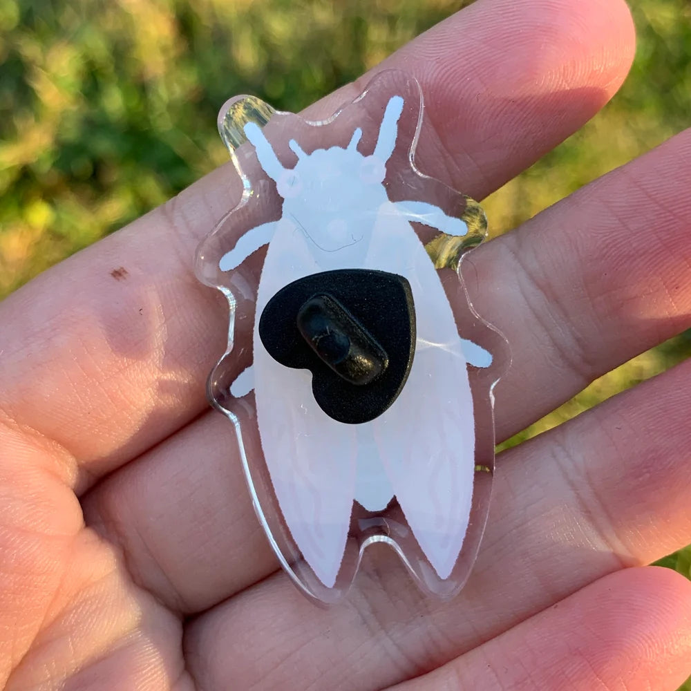 Periodical Cicada Acrylic Pin