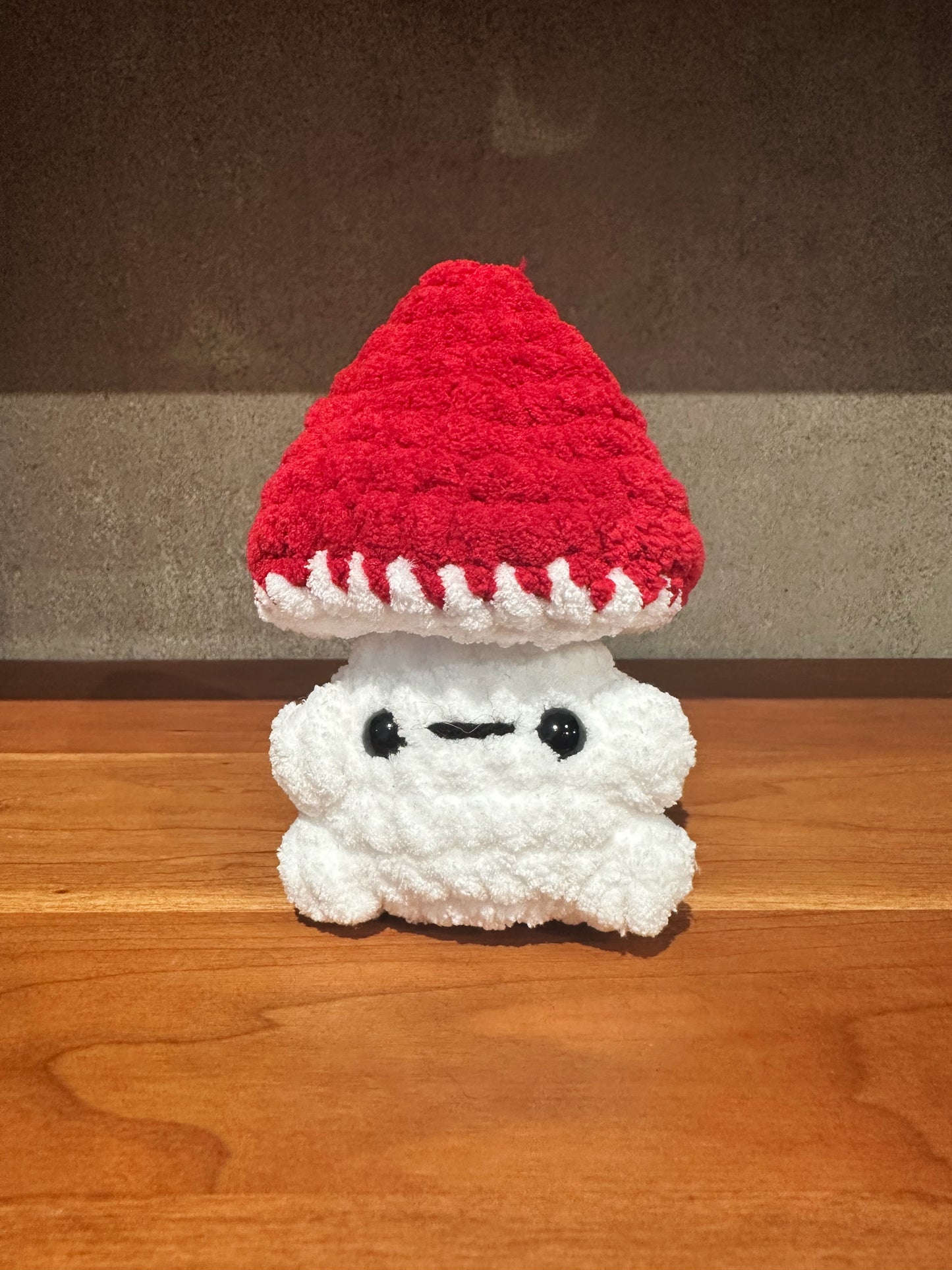 Poppable Mushroom Crochet Plush