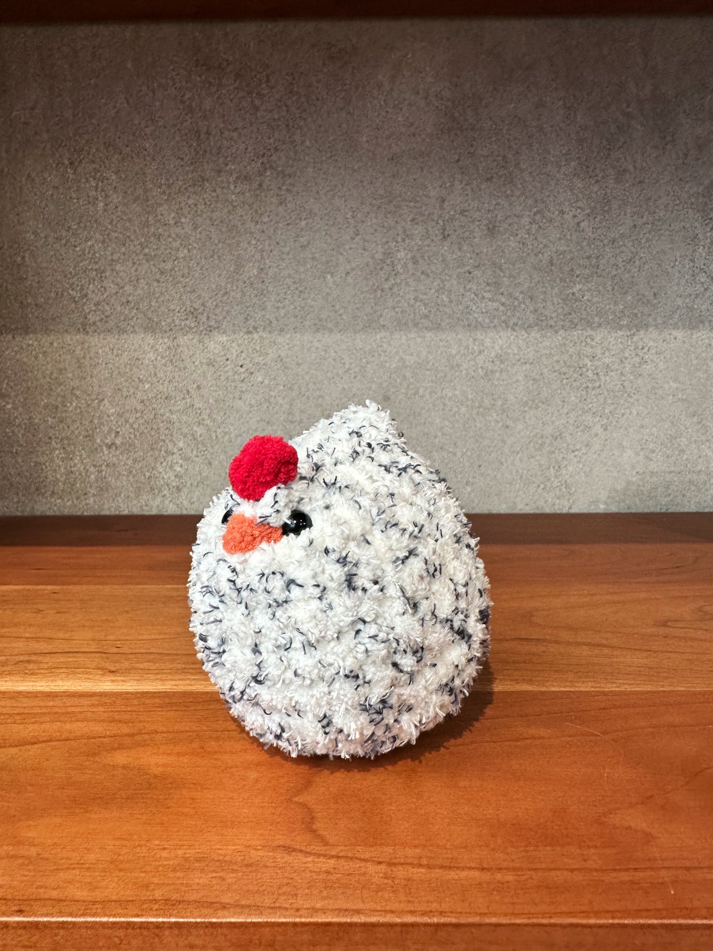 Speckled Chicken Crochet Plush