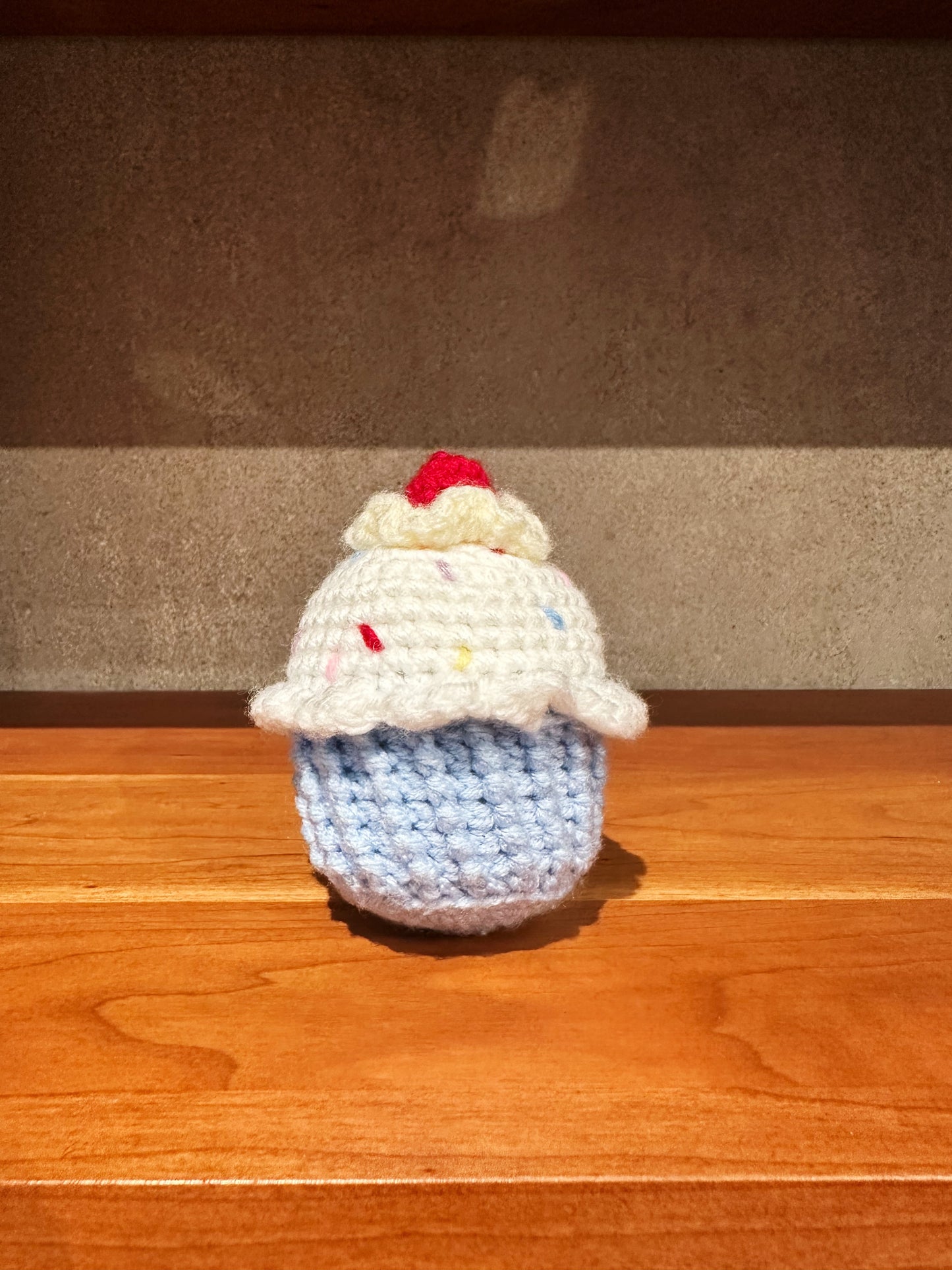 Sprinkle Cupcake Crochet Plush