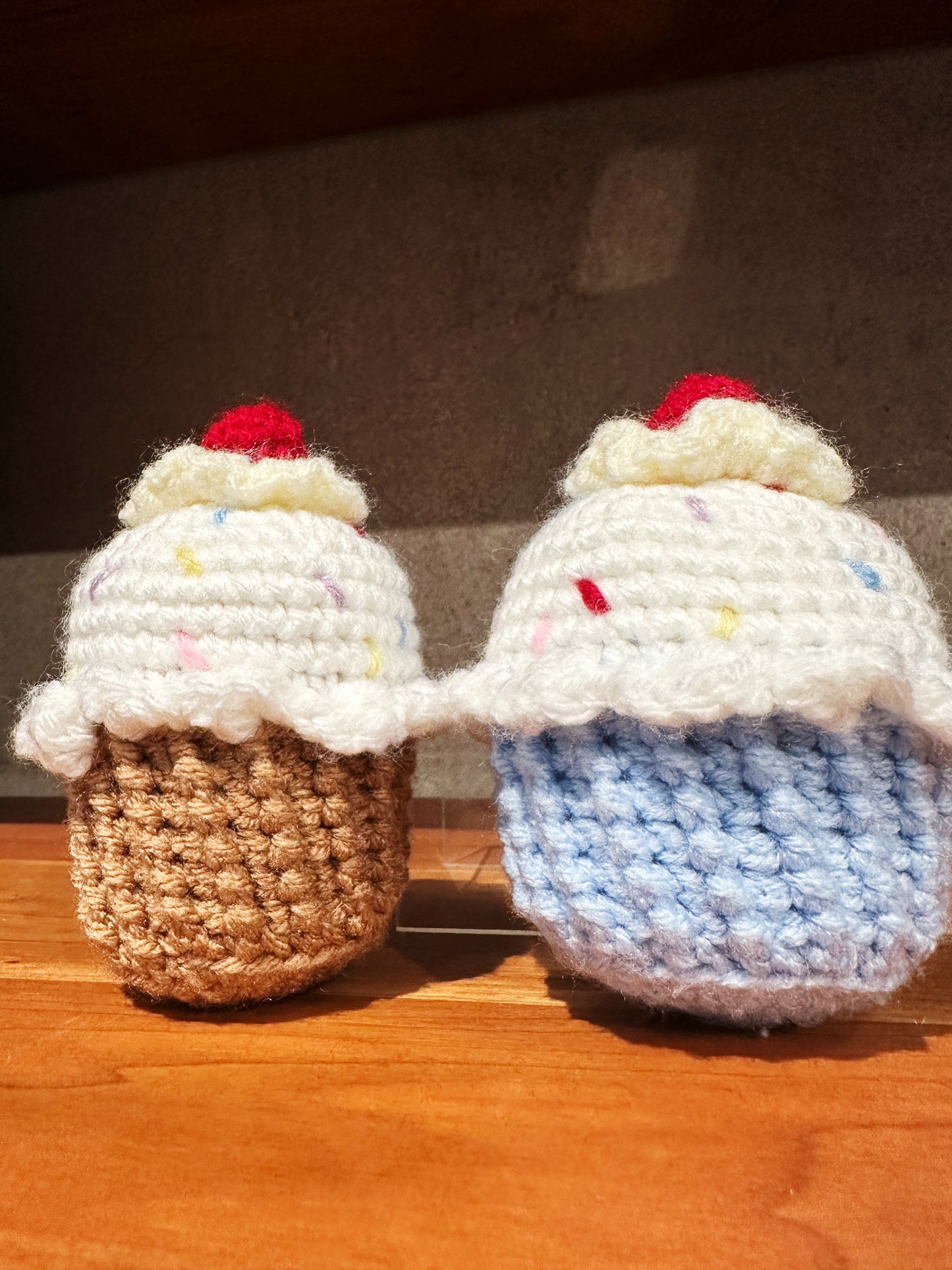 Sprinkle Cupcake Crochet Plush