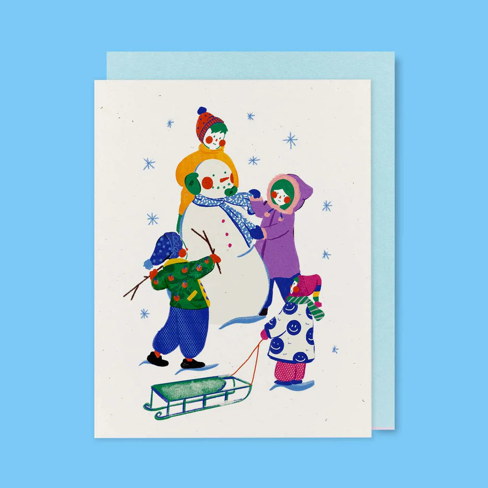 Snowman Greeting Card