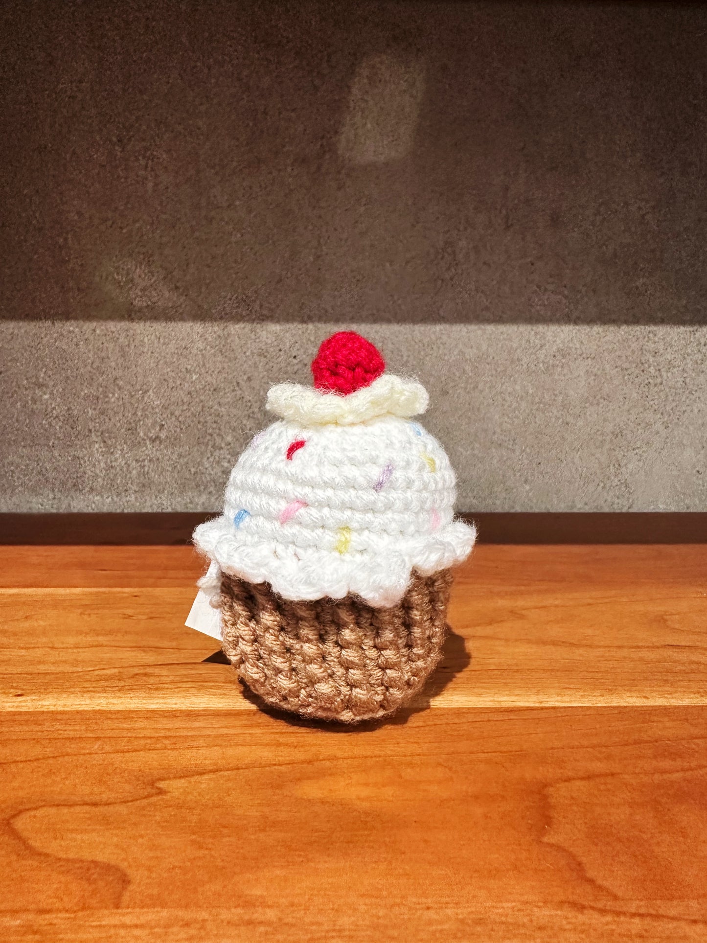 Sprinkle Cupcake Crochet Plush
