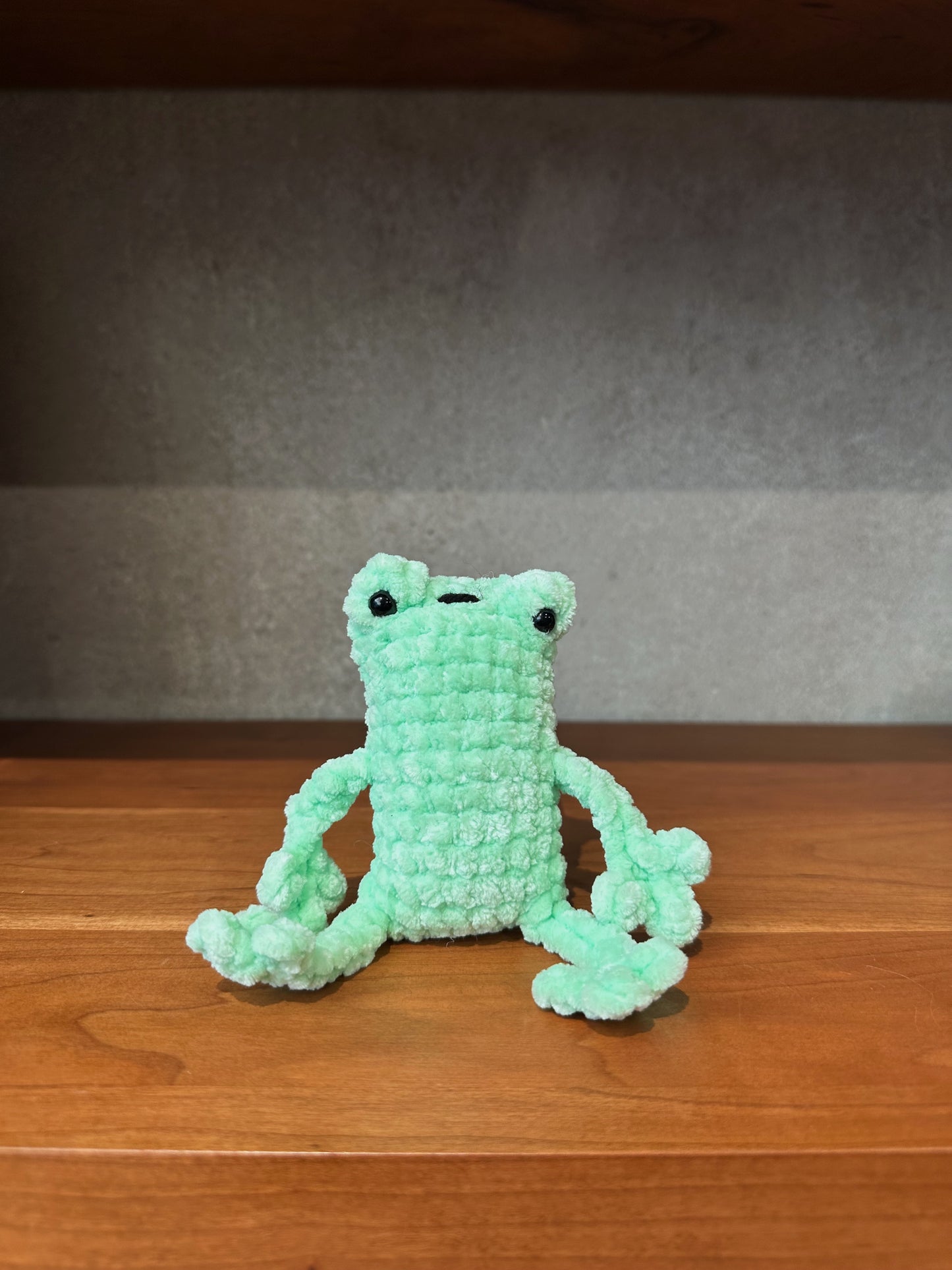 Leggy Frog Crochet Plush