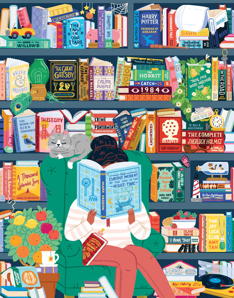 50 Must-Read Books of the World Bucket List 1000-Piece Puzzle