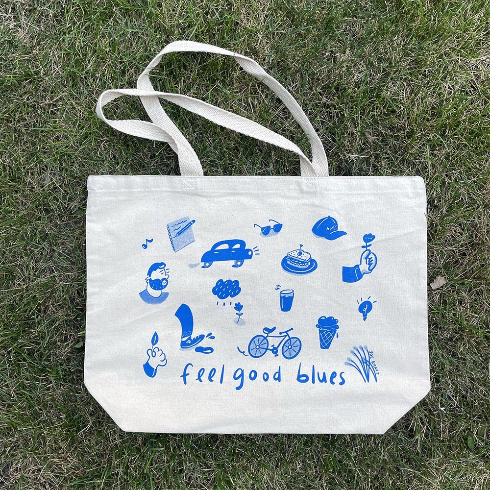 "Feel Good Blues" Tote Bag