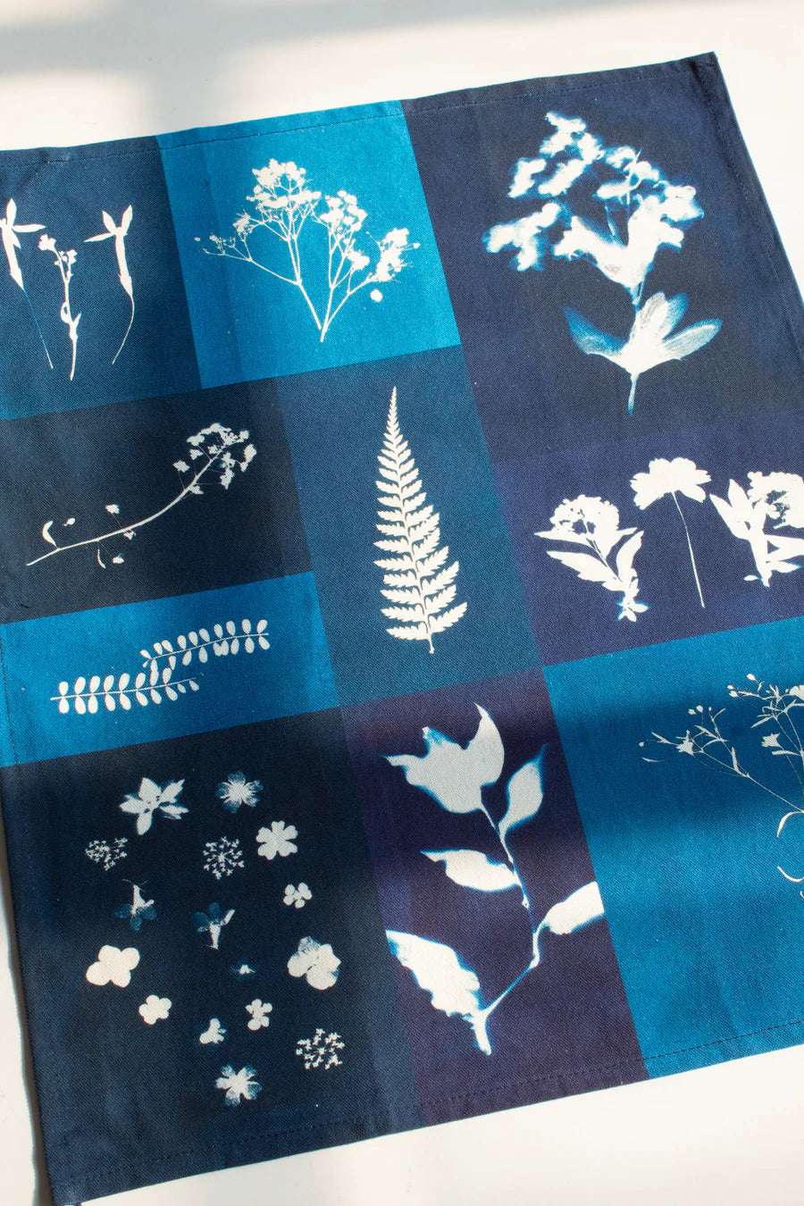 Cyanotype Kitchen Tea Towel