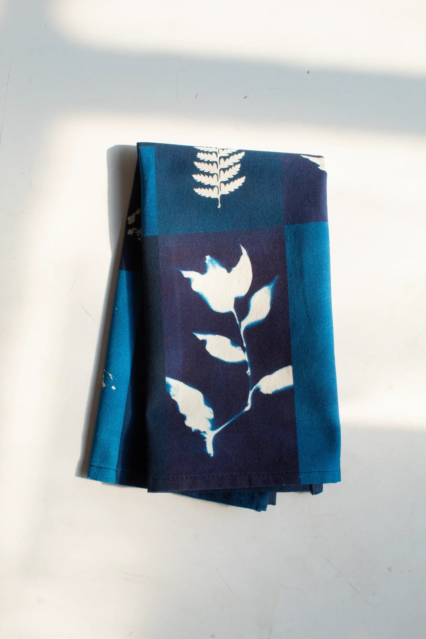 Cyanotype Kitchen Tea Towel