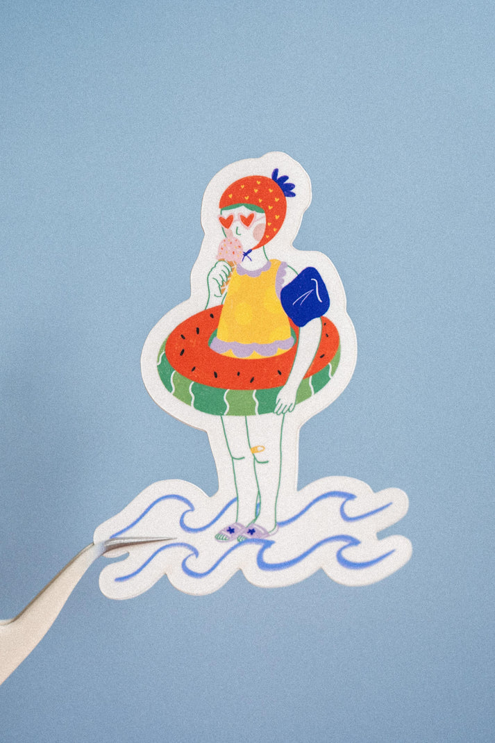 Pool Day Sticker