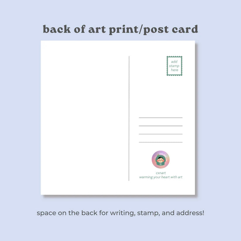"Cozy Frog Home" Art Print & Postcard