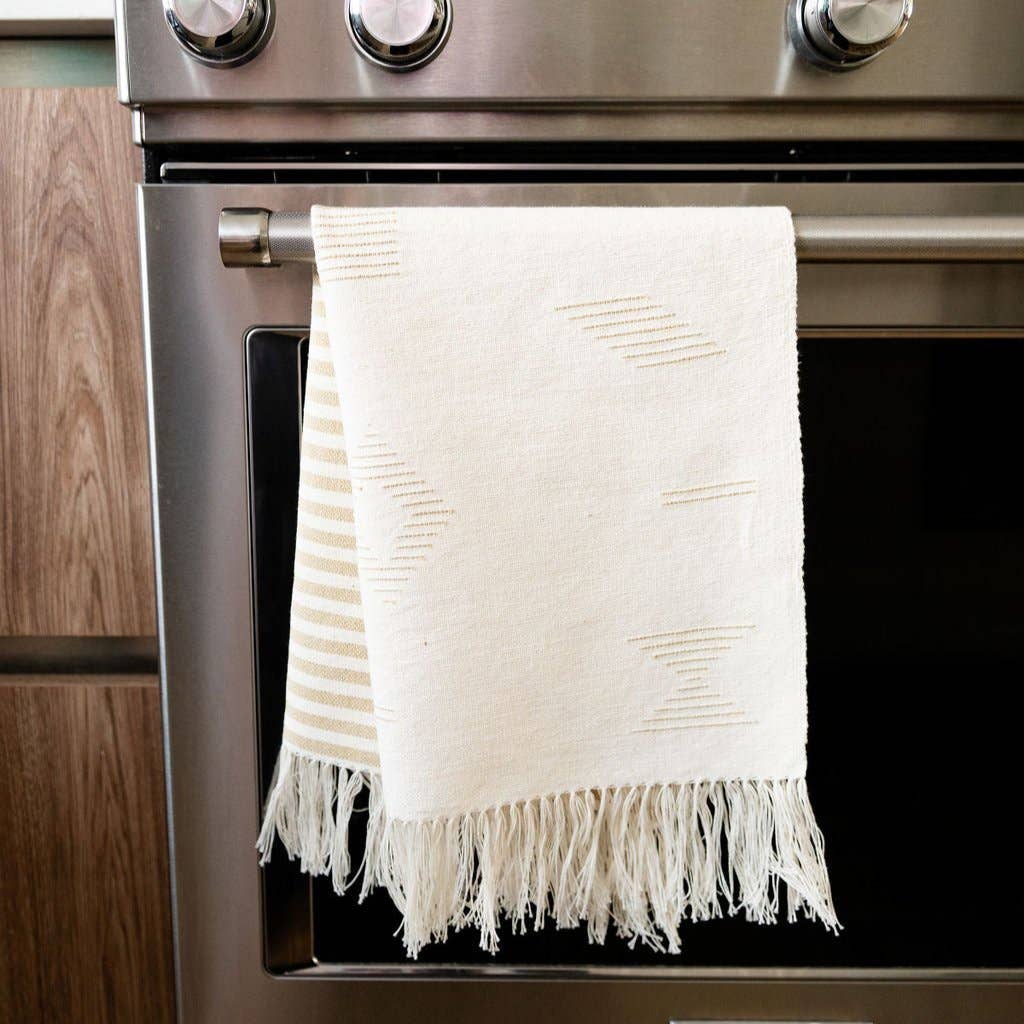 Sacred Lines Handwoven - Cotton Hand & Tea Towel