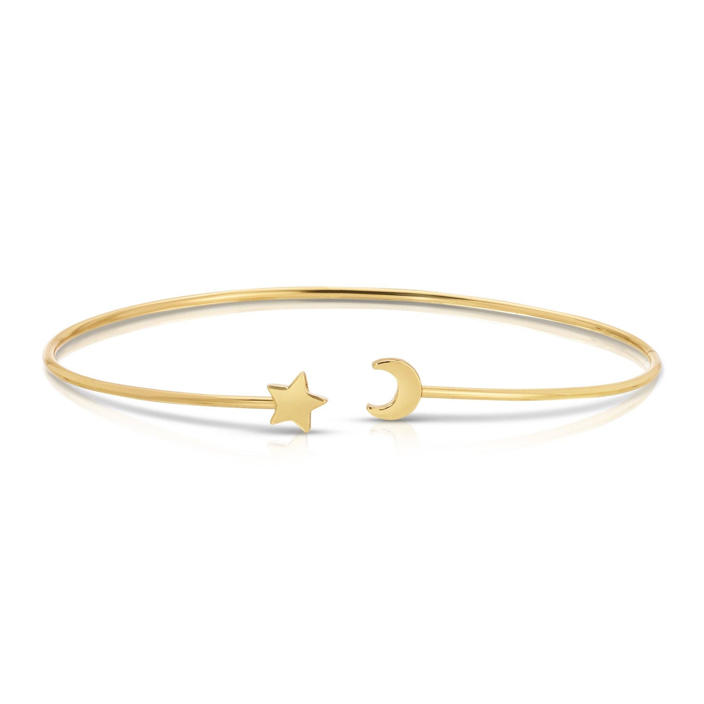 New Connection Cuff - Moon and Star - Sparkle and Glow