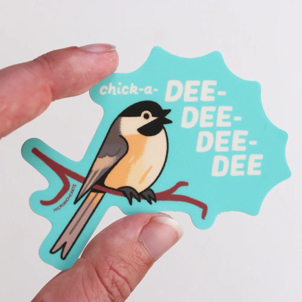 Chickadee Call Sticker