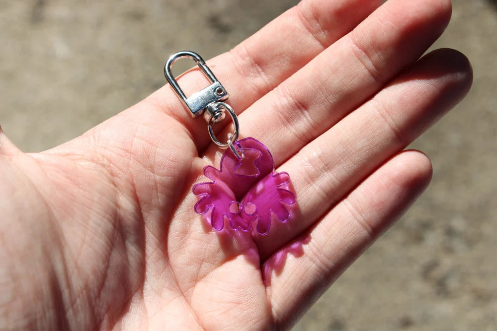 Mini Acrylic Spider Charm