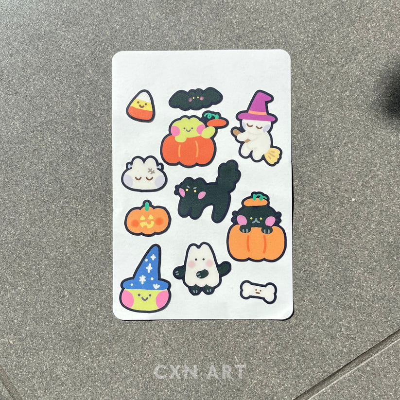 "Spookie Pookies" Halloween Sticker Sheet