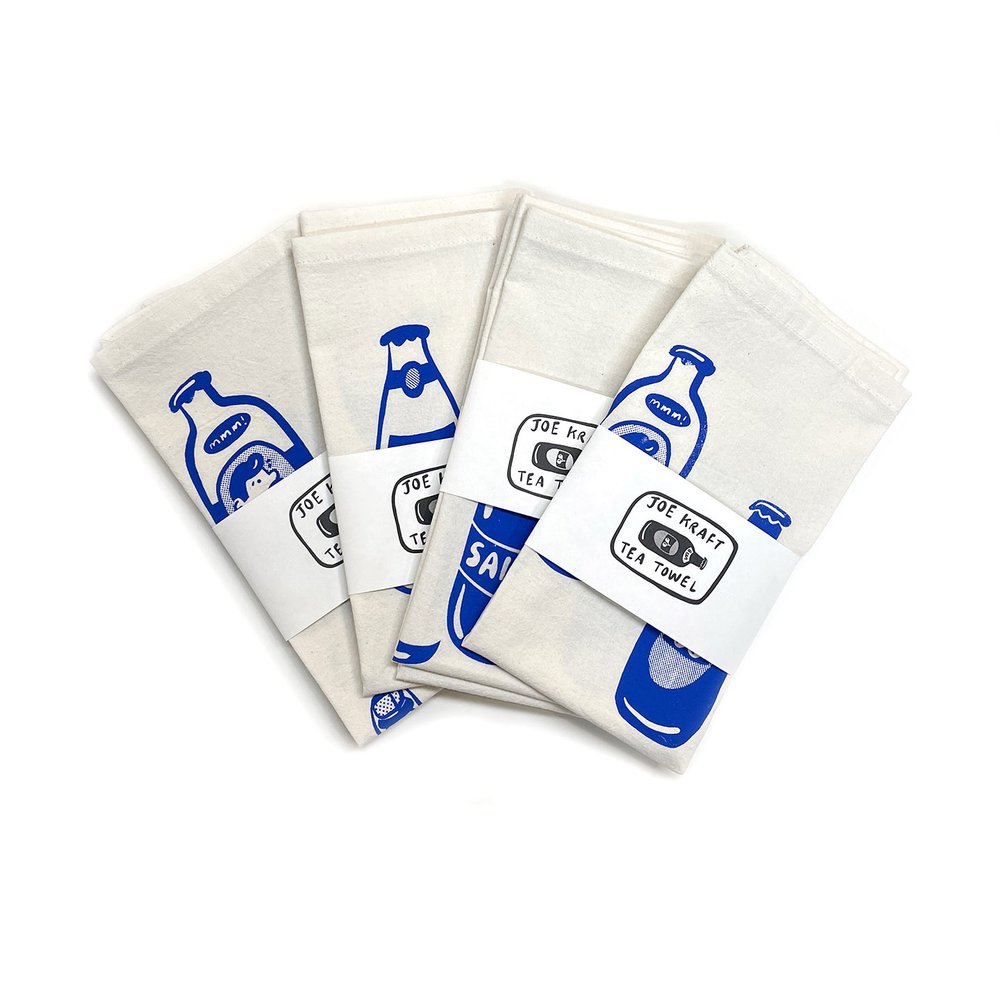 "Beer Bottle" Tea Towel