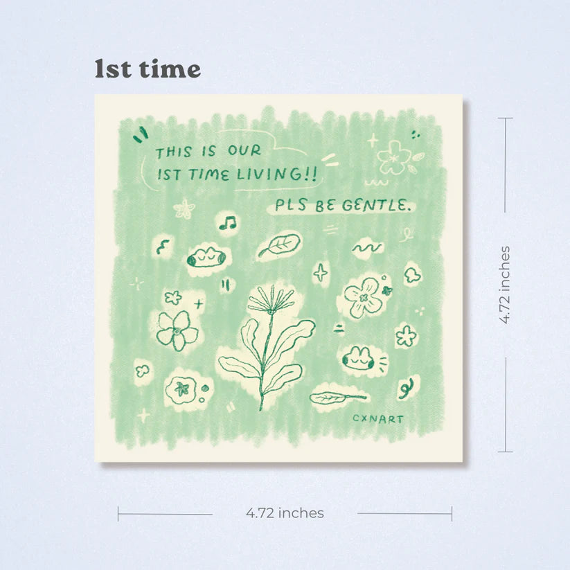 "Our First Time Living" Art Print & Postcard