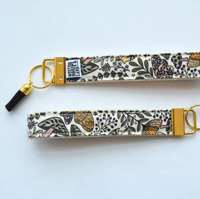 Key Fob Wristlet - Mushroom Habitat