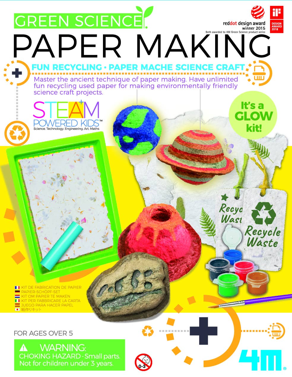 Paper Making Kit with Glow Paint