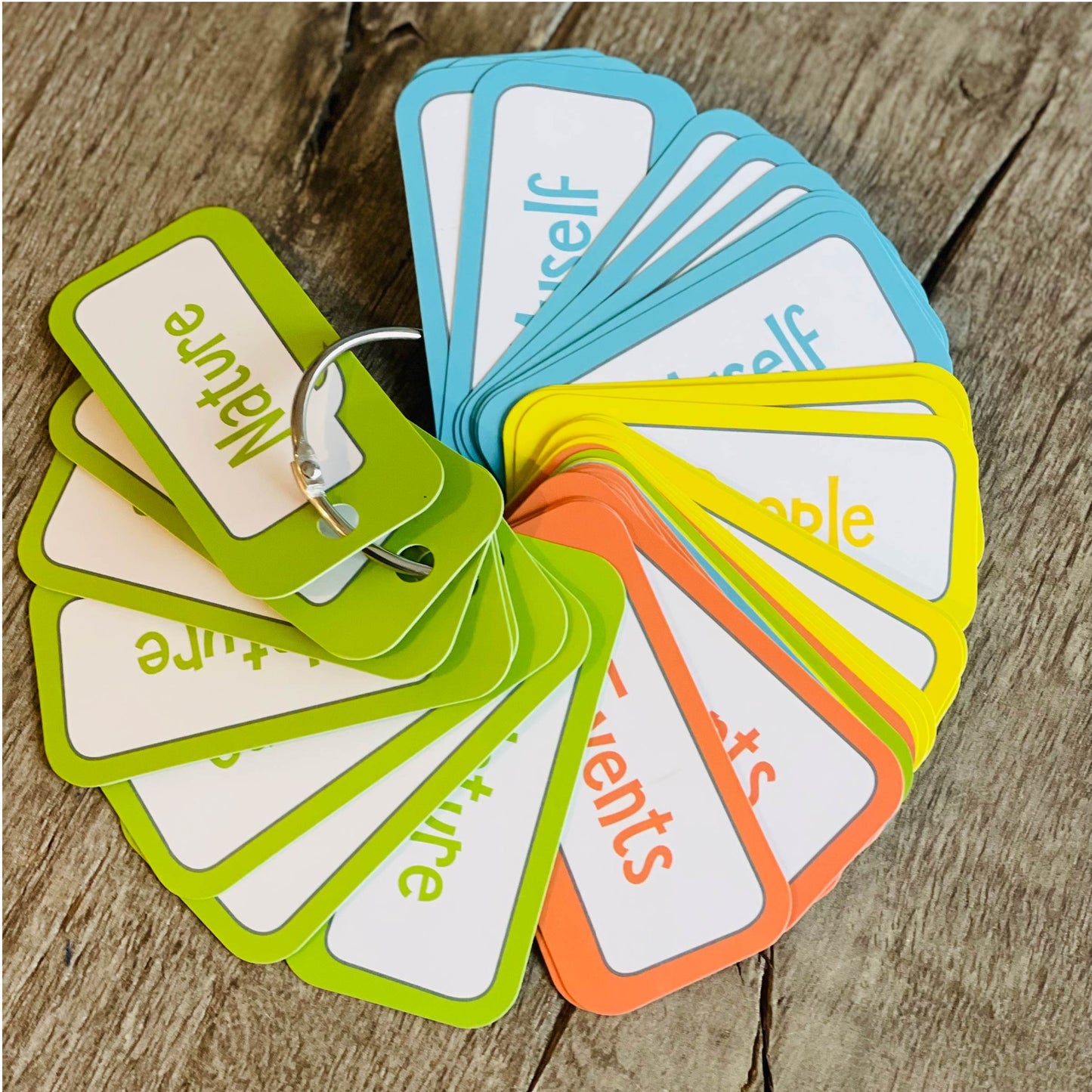 Sample cards from the My Gratitude Box.