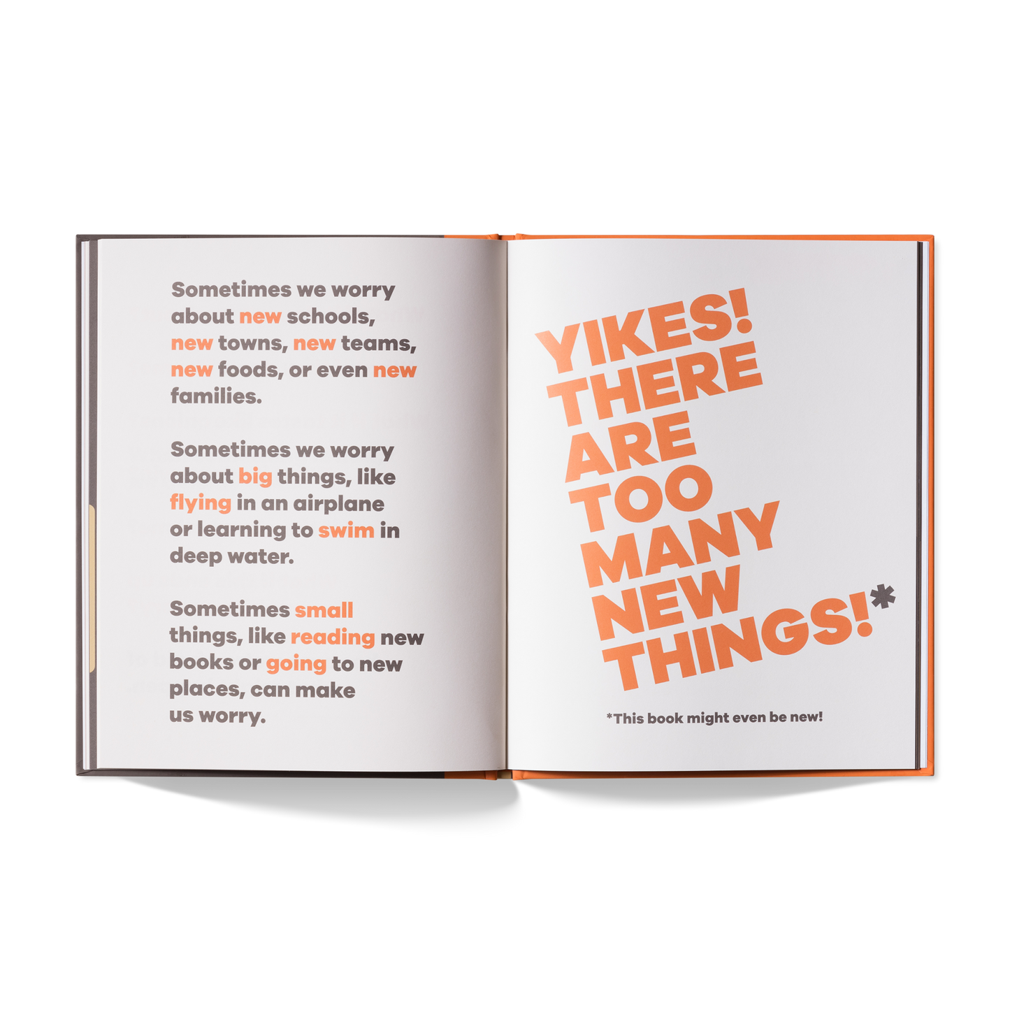 Sample spread from “A Kids Book About Adventure”