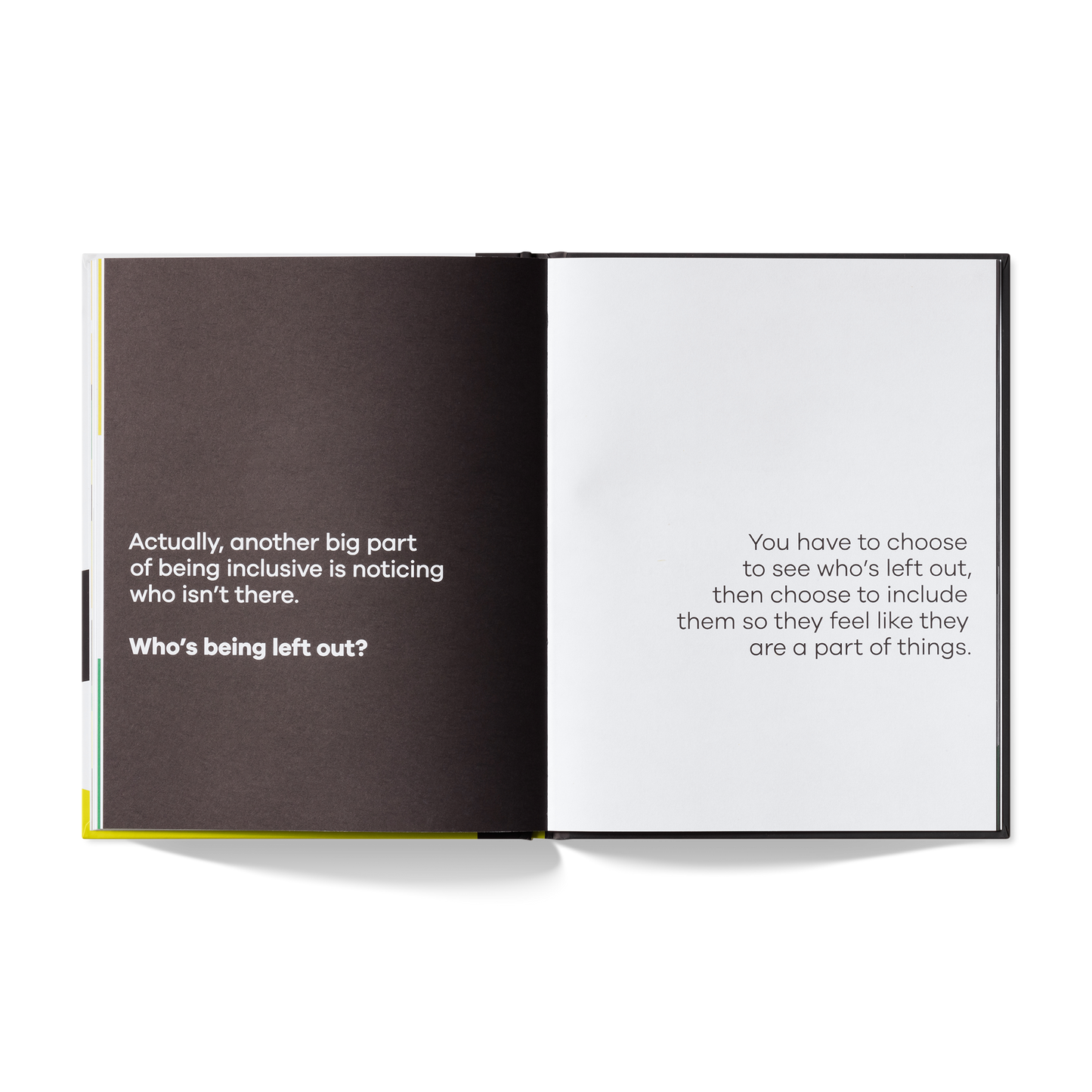 Example pages from “A Kids Book About Being Inclusive”