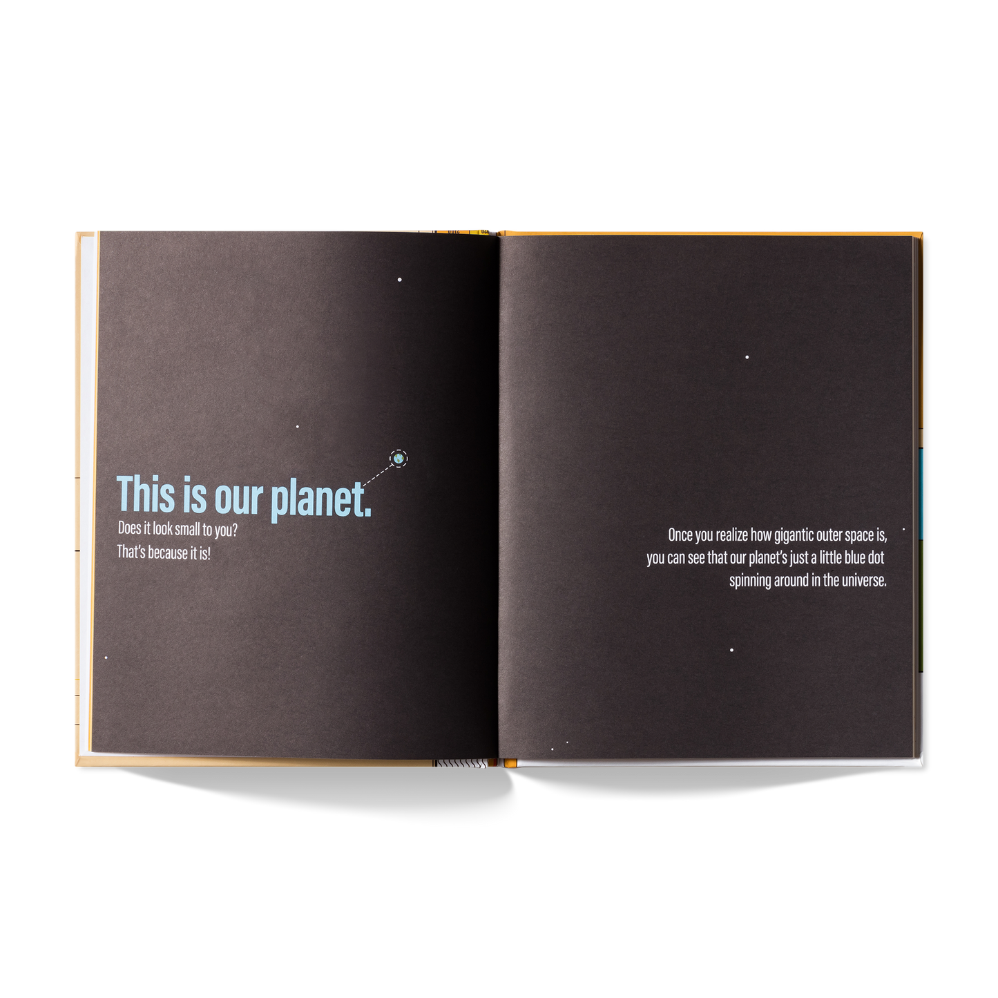 Sample pages from “A Kids Book About Climate Change”