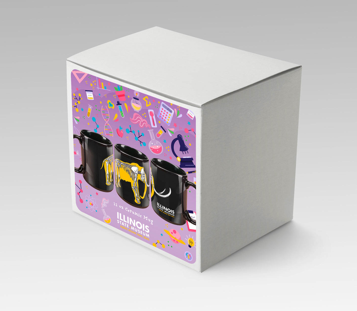 Stock image of Millie mug in its box.