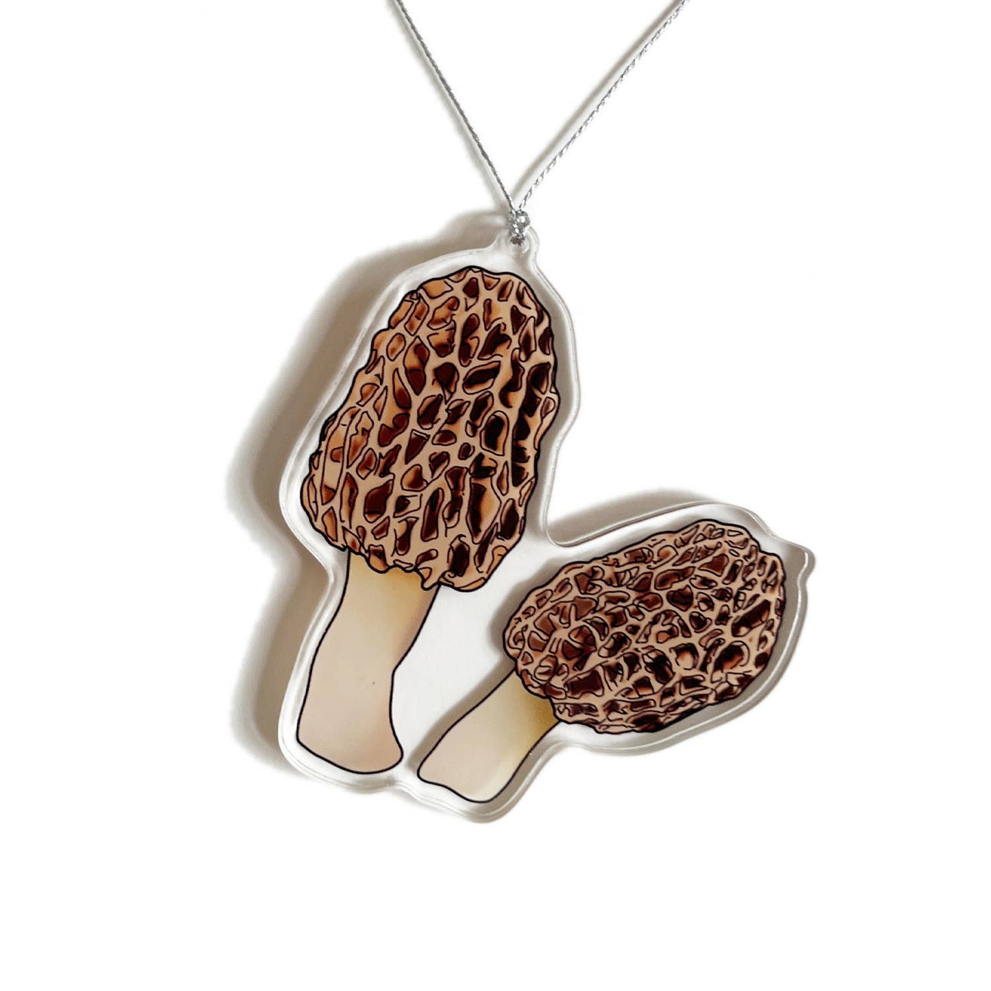 Morel Mushroom Christmas Ornament