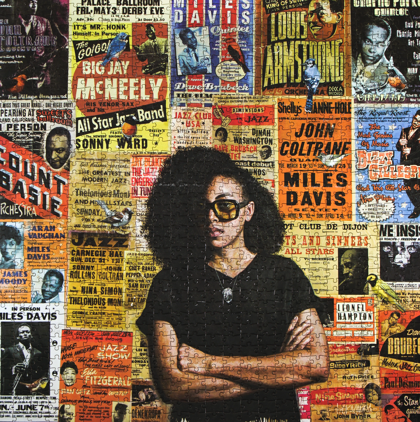Image of a finished “Talkin’ All That Jazz” puzzle.