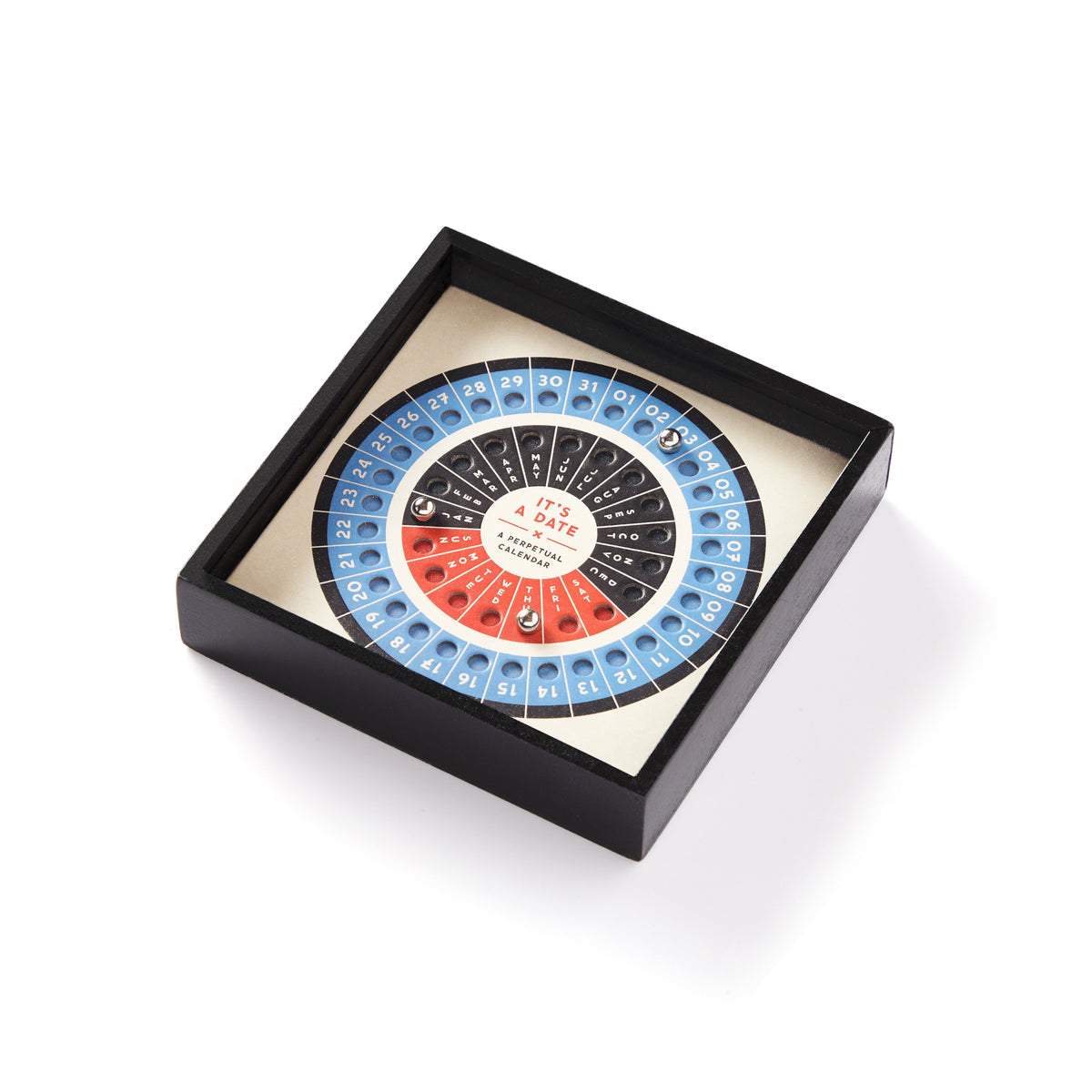 Inside image of the Perpetual Desk Calendar.