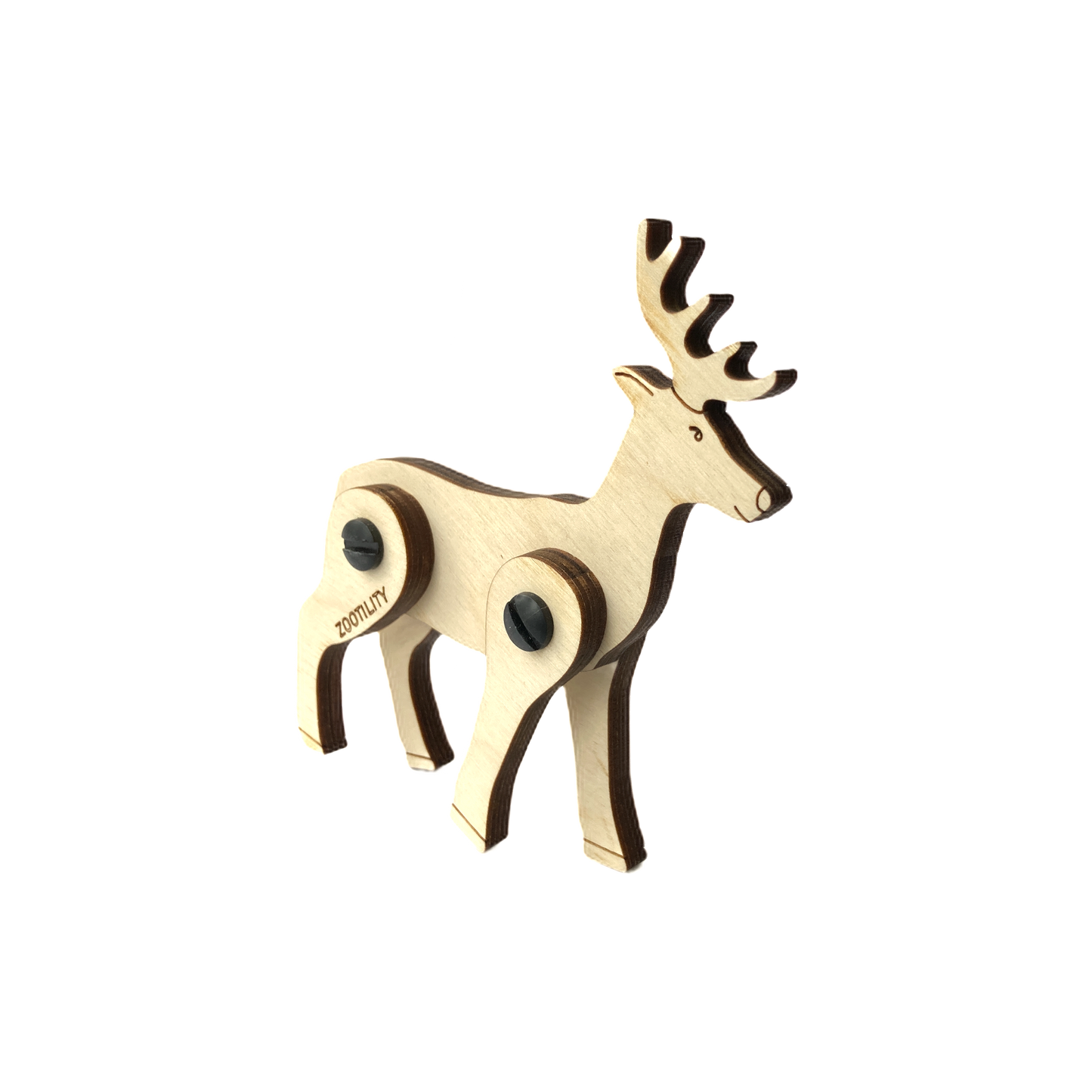 Photo of the “Deer” Animal DIY Kit, fully built.