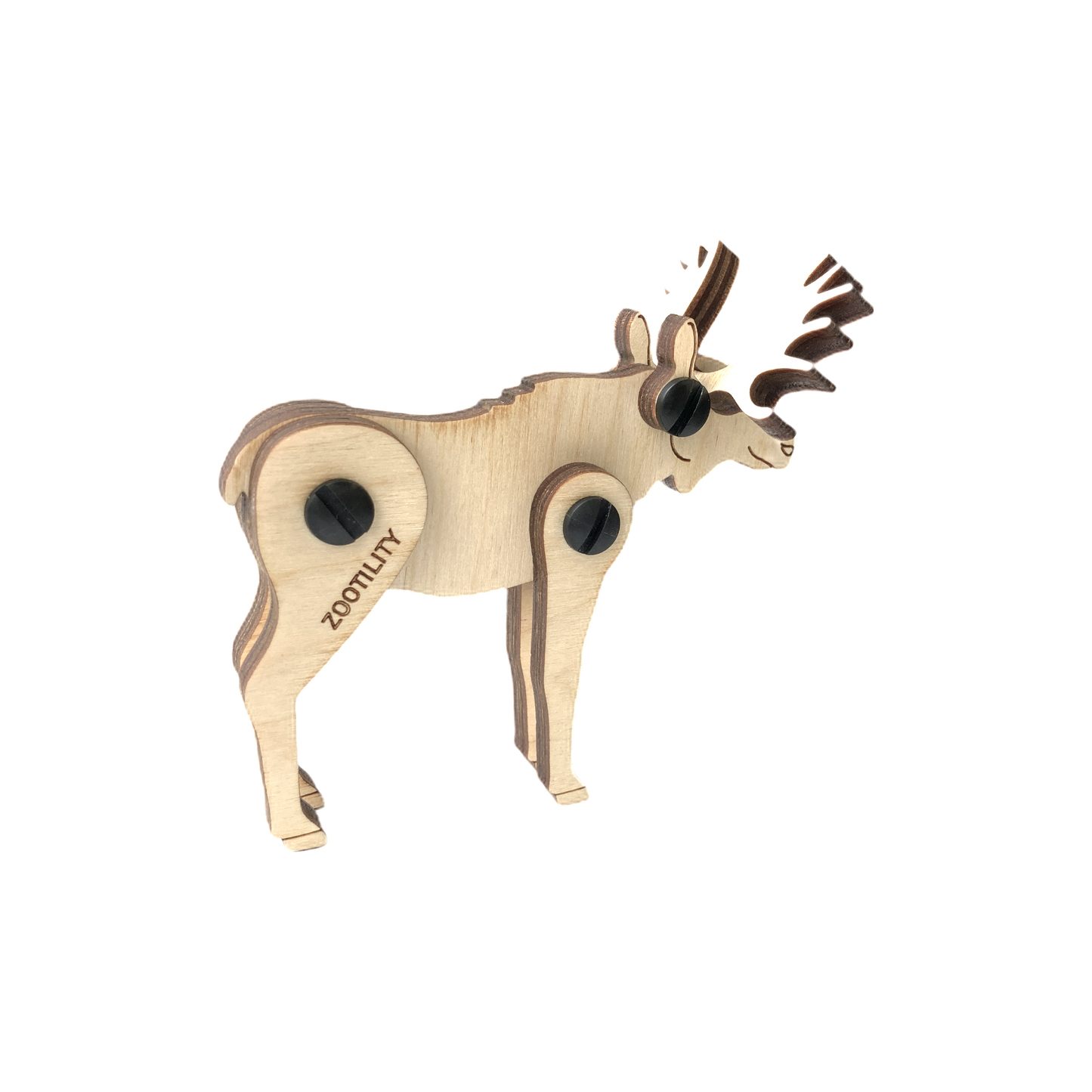 Photo of the “Moose” Animal DIY Kit, fully built.