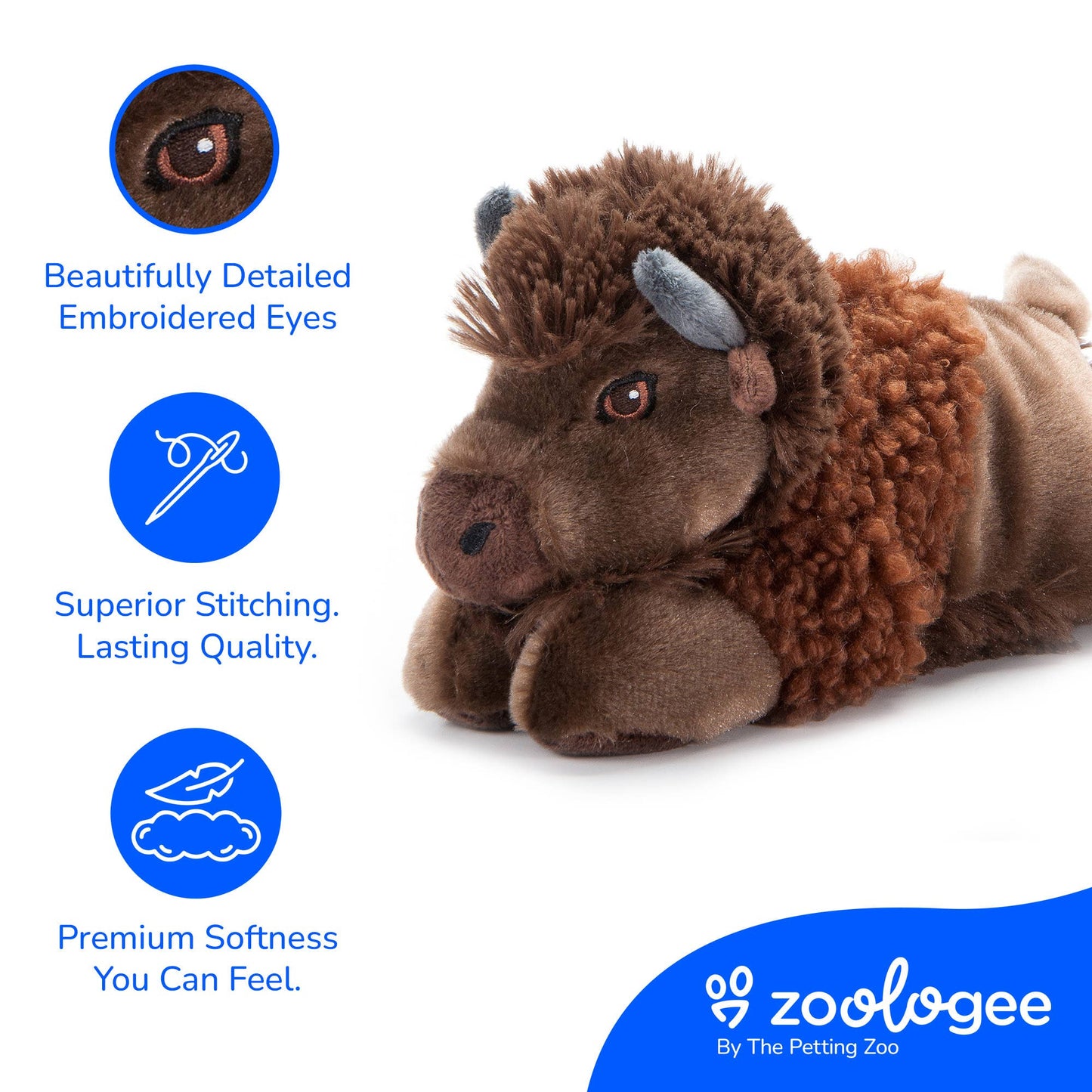Bison Stuffed Animal - Small
