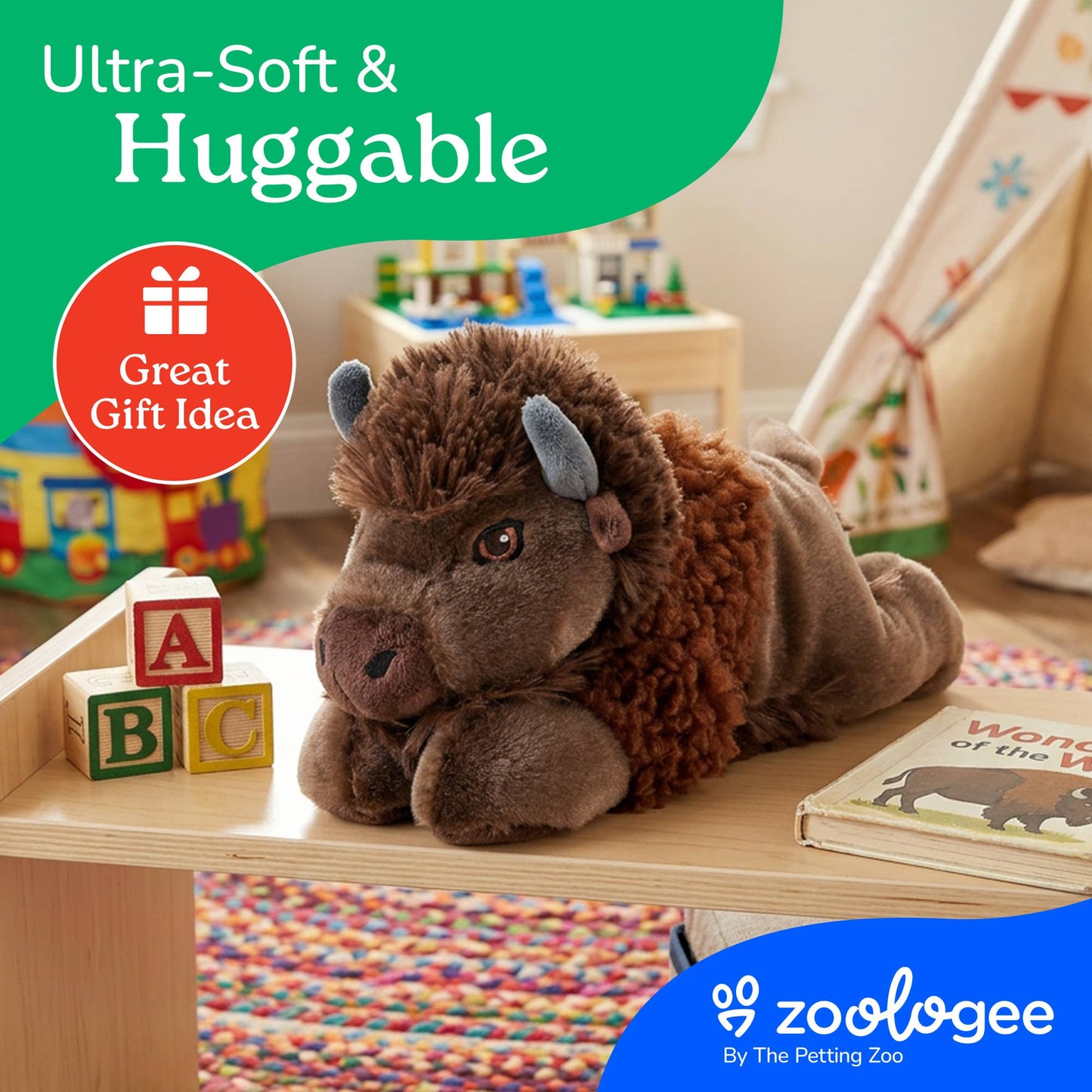 Bison Stuffed Animal - Small