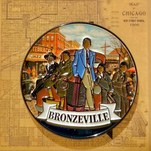 Historic Bronzeville Chicago - Enamel Pin