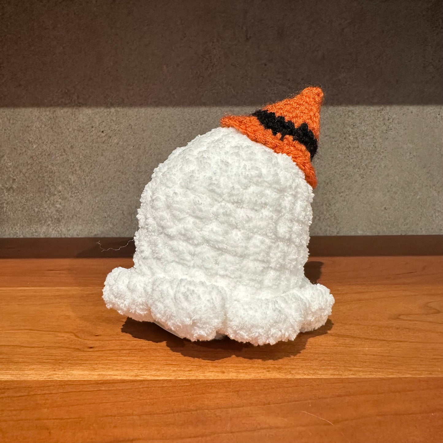 Ghost with Witch Hat - Crochet Plush