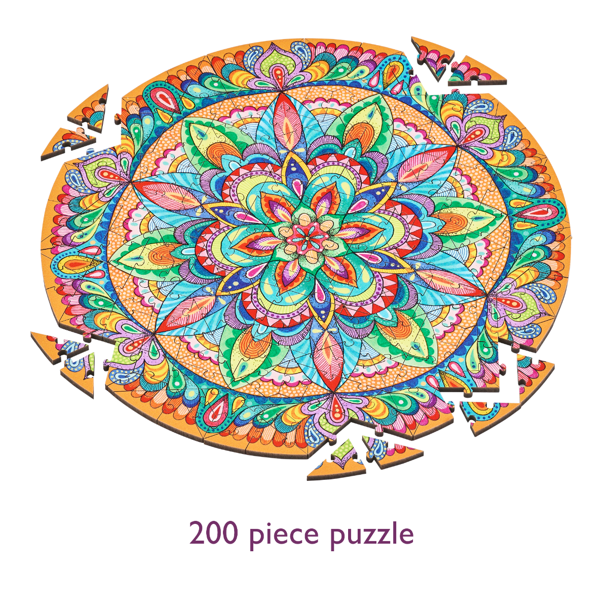 Mesmerising Mandala - 200 Piece Puzzle