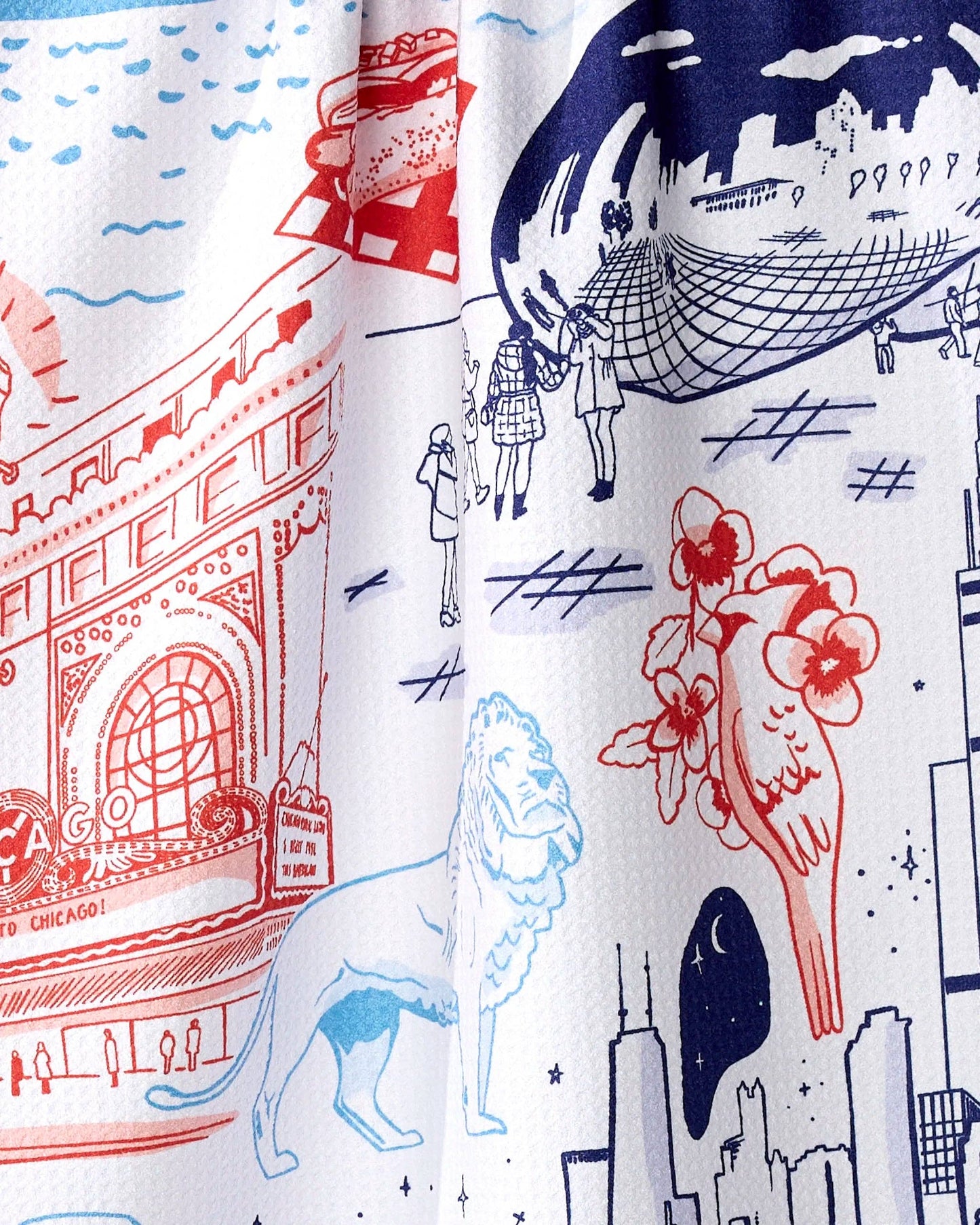 Chicago in Color - Tea Towel