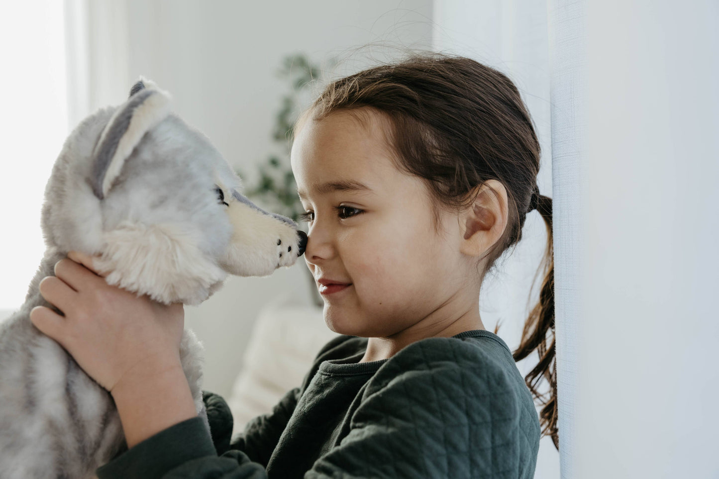 Grey Wolf Stuffed Animal