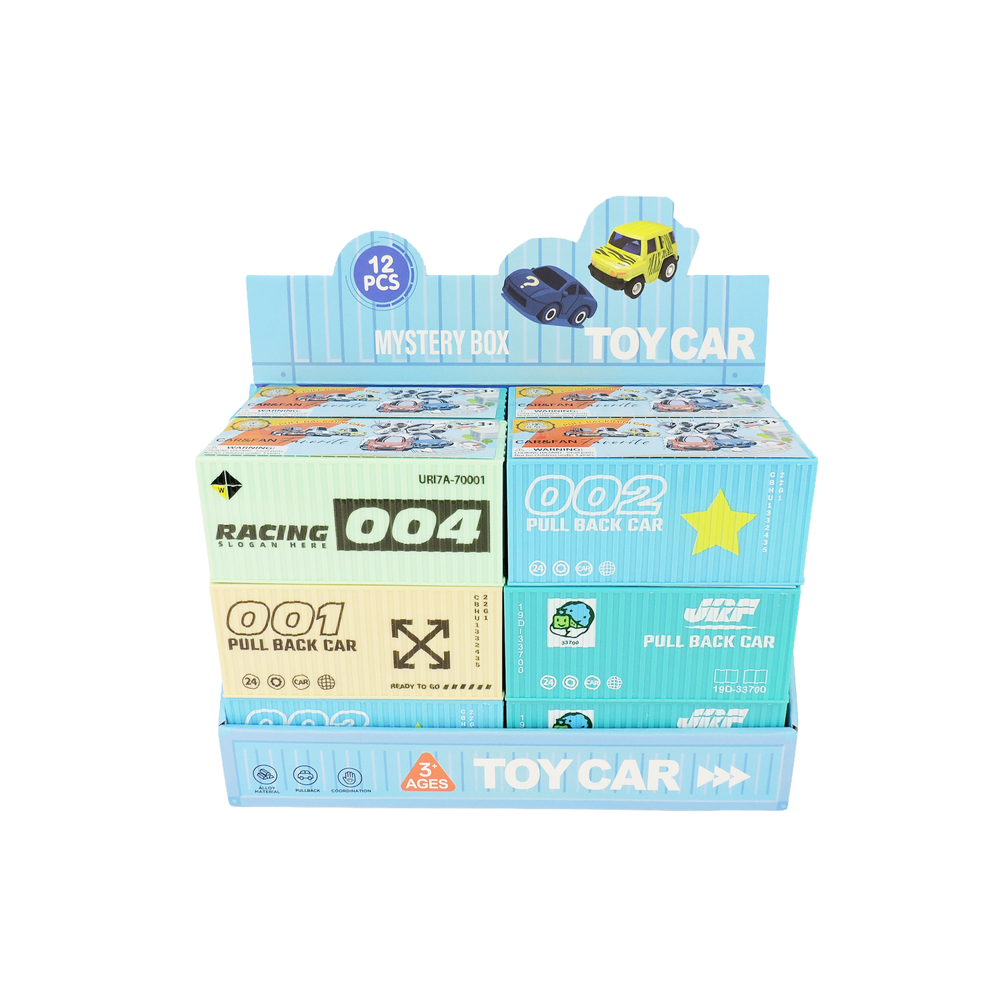 Rollin’ Medium Diecast Pull-Back Vehicle Blind Box