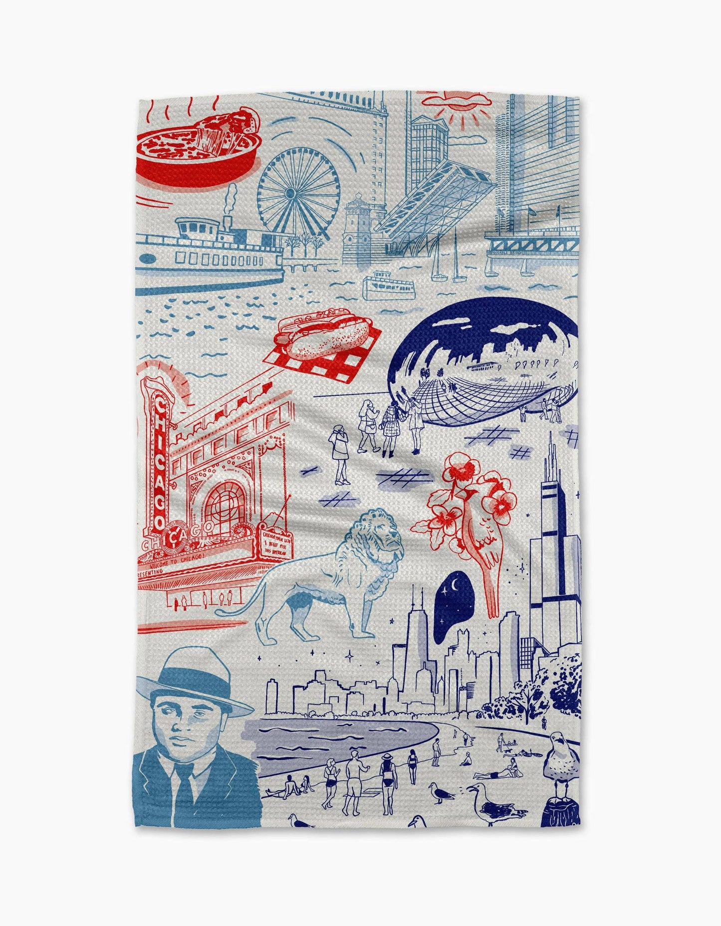 Chicago in Color - Tea Towel