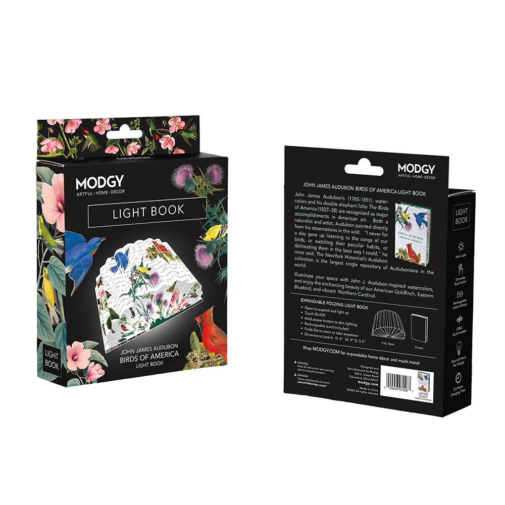 Modgy Light Book - Birds of America