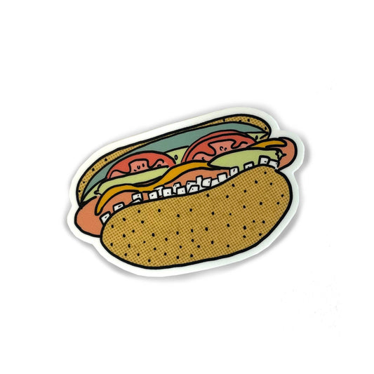 Chicago Dog Sticker