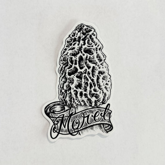 Morel Sticker