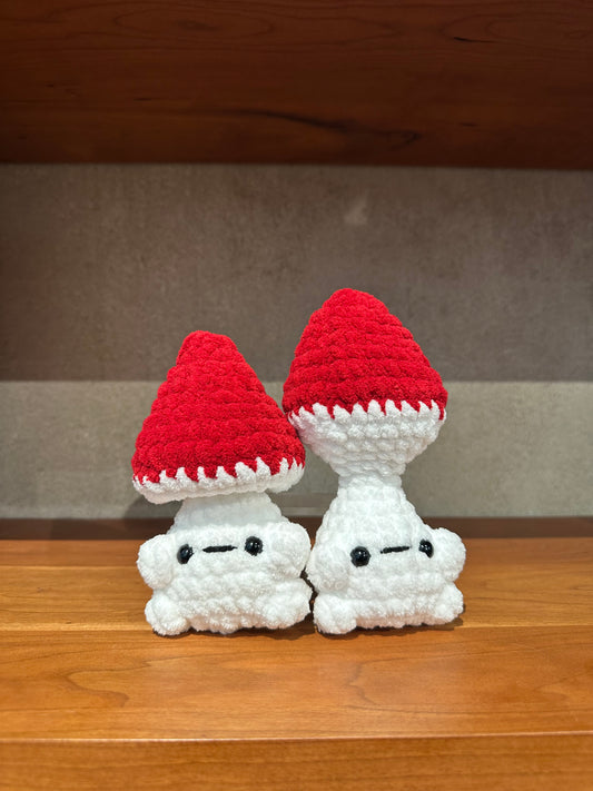 Poppable Mushroom Crochet Plush