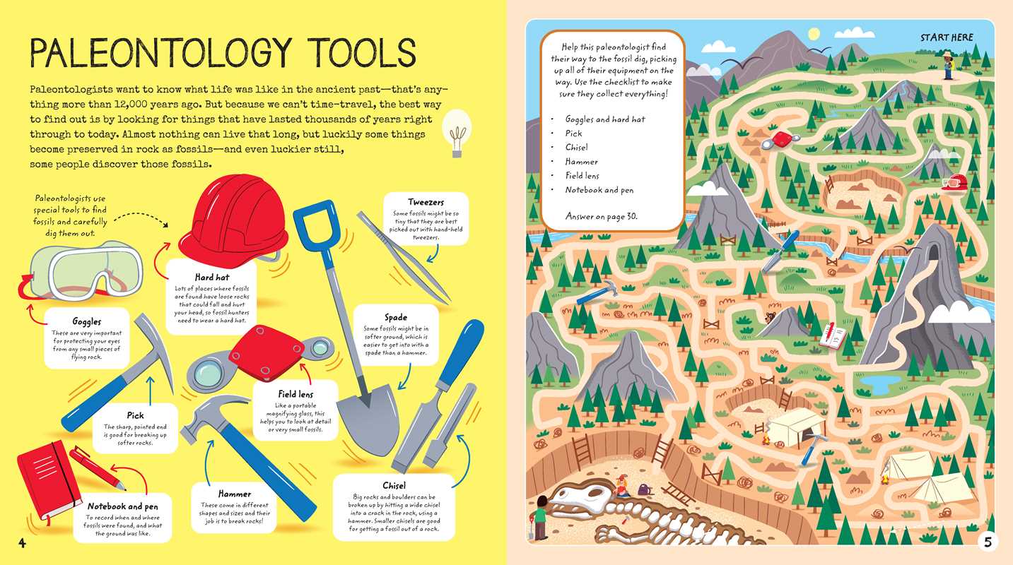 Paleontology Activity Book